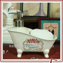 China Factory Ceramic Porcelain Pump Lotion Dispenser Liquid Soap Dispenser